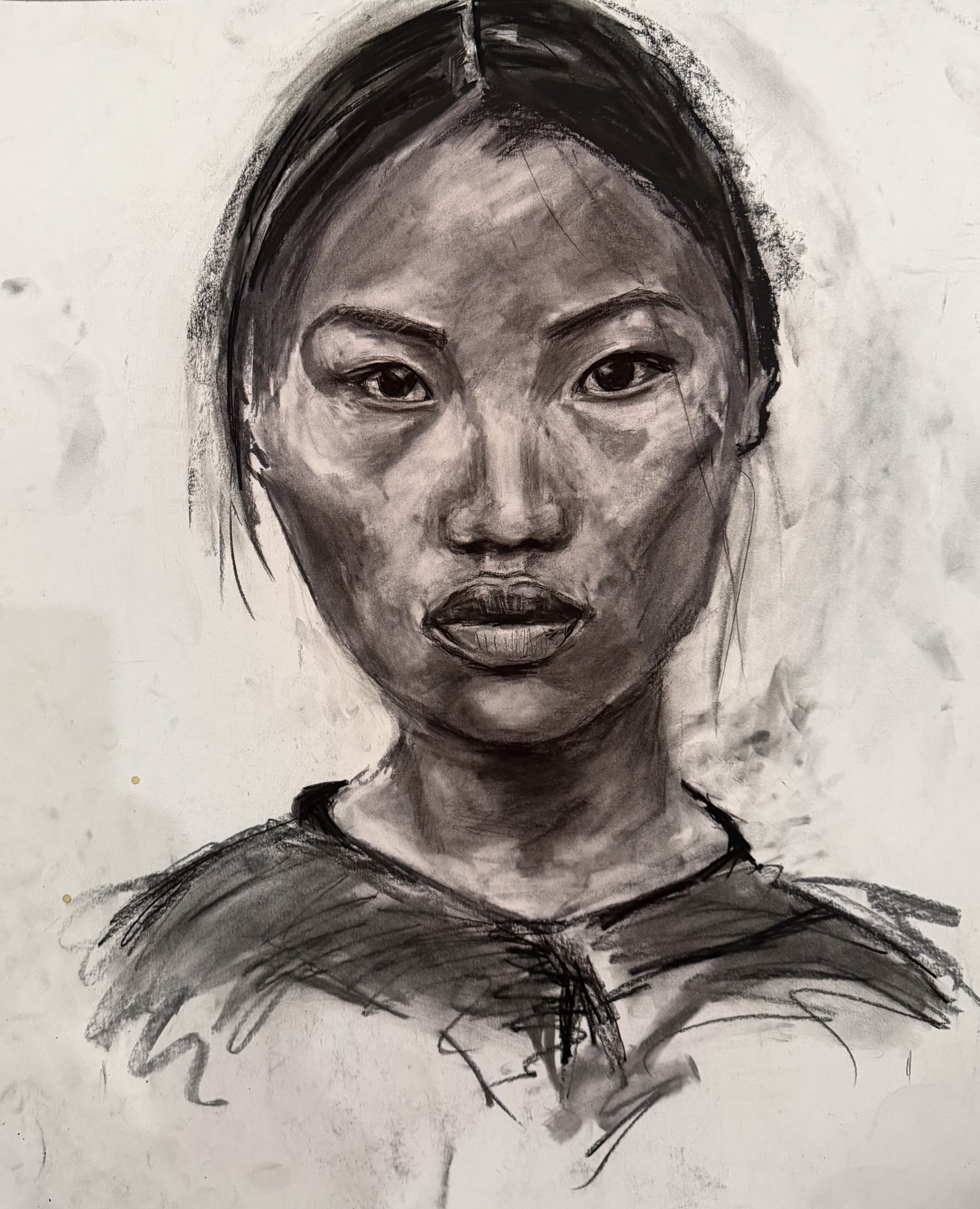 Charcoal · 18 × 24 in