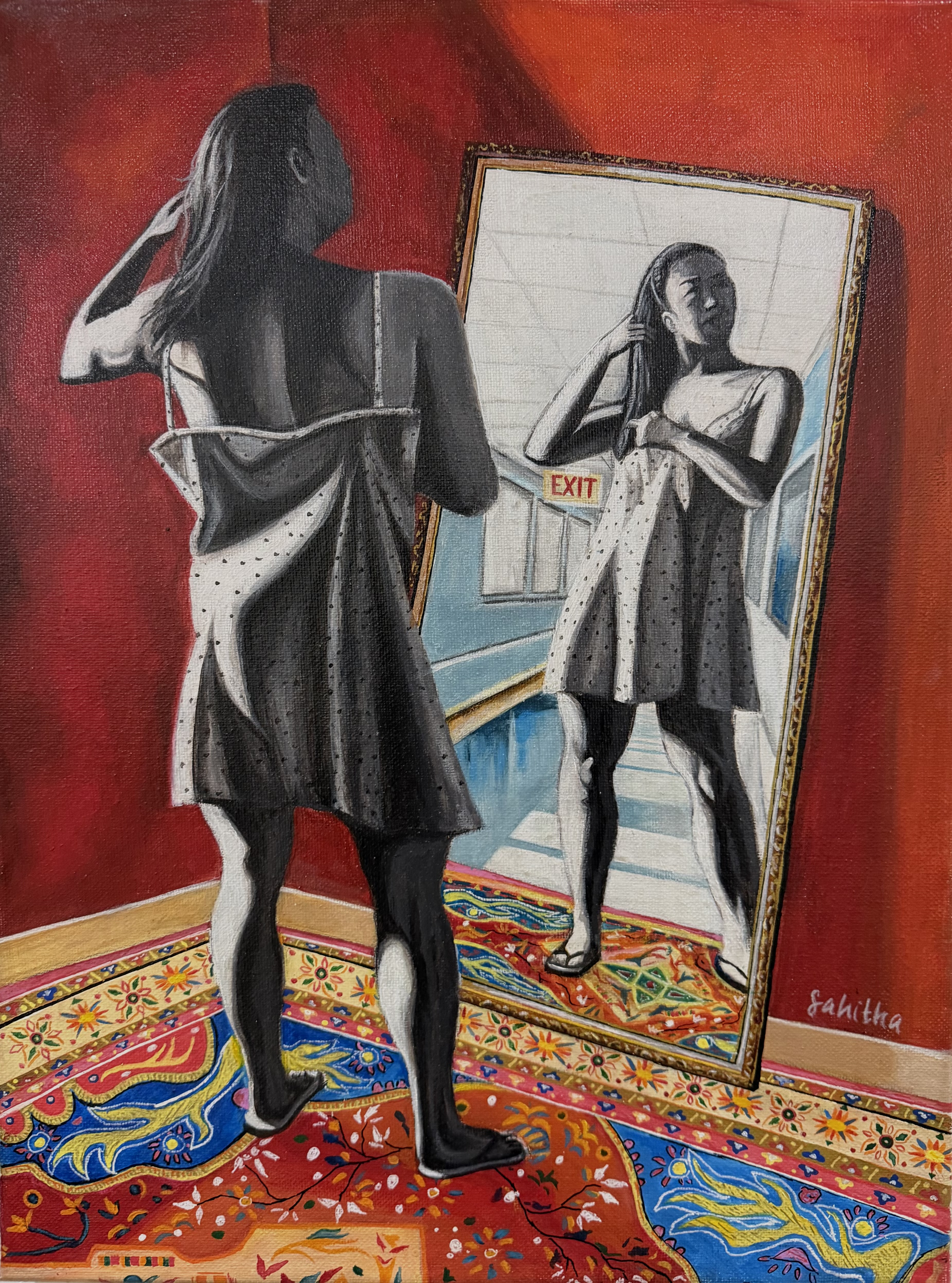Acrylic · 12 × 16 in