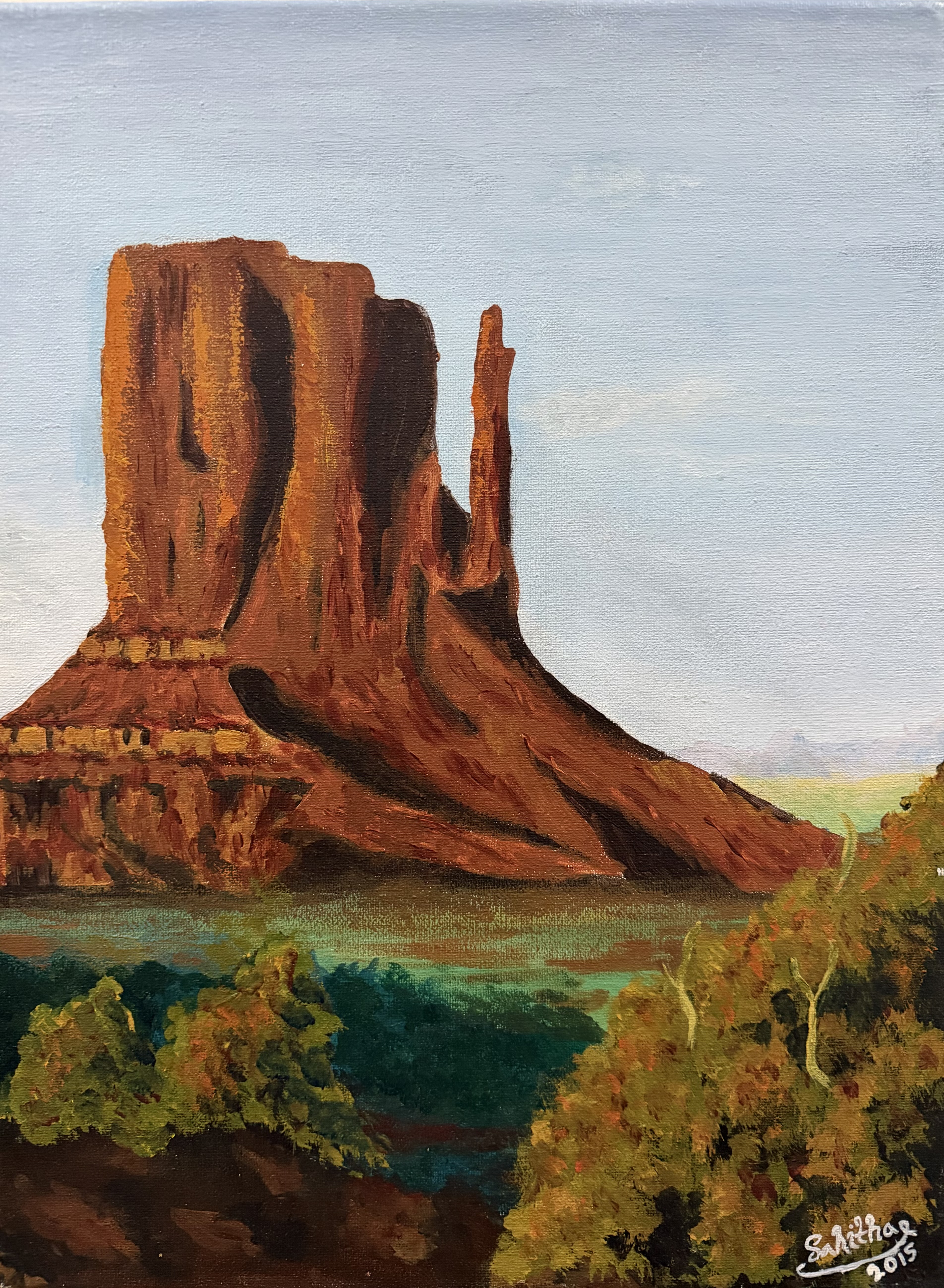 Acrylic · 12 × 16 in