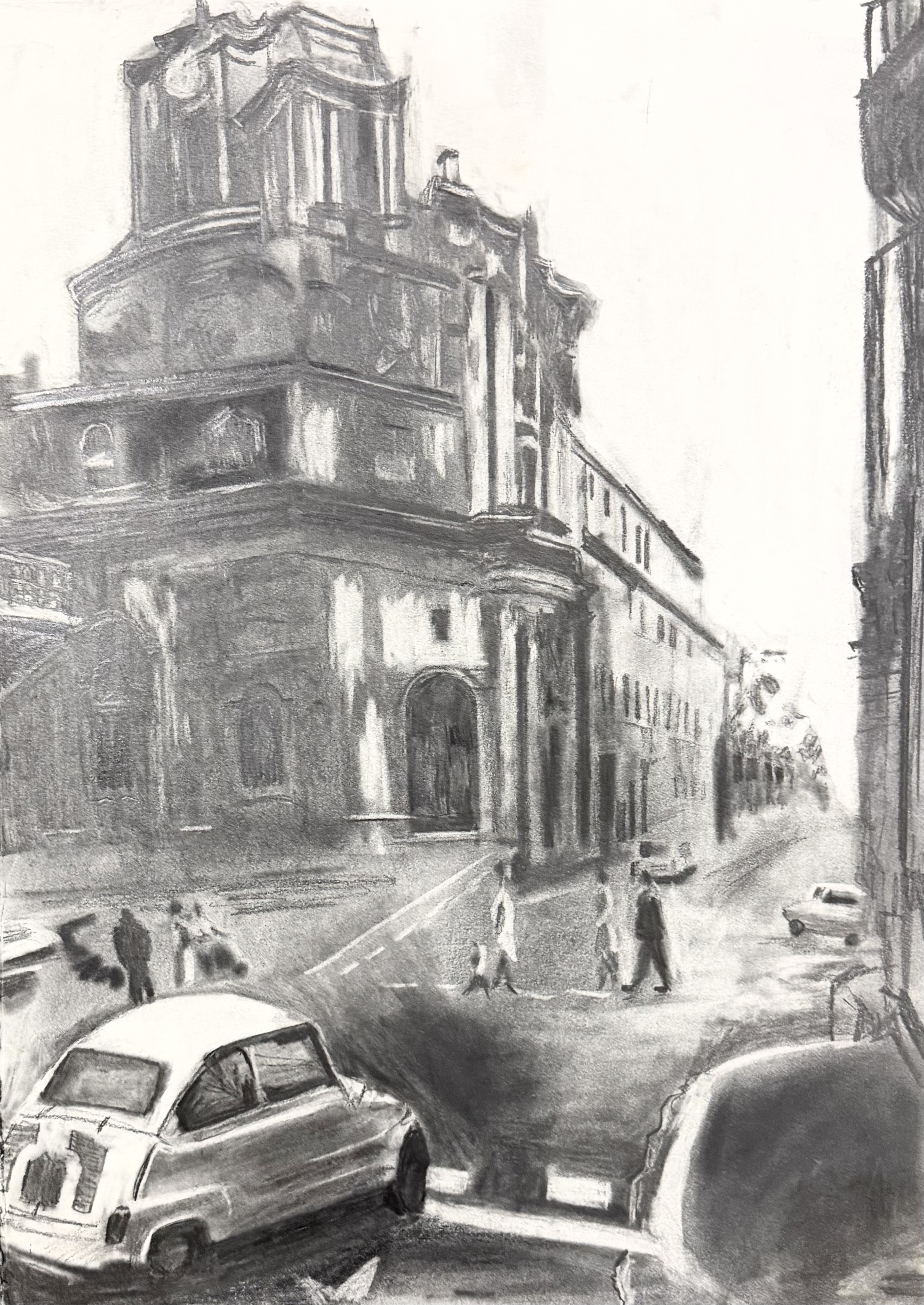 Graphite · 12 × 16 in