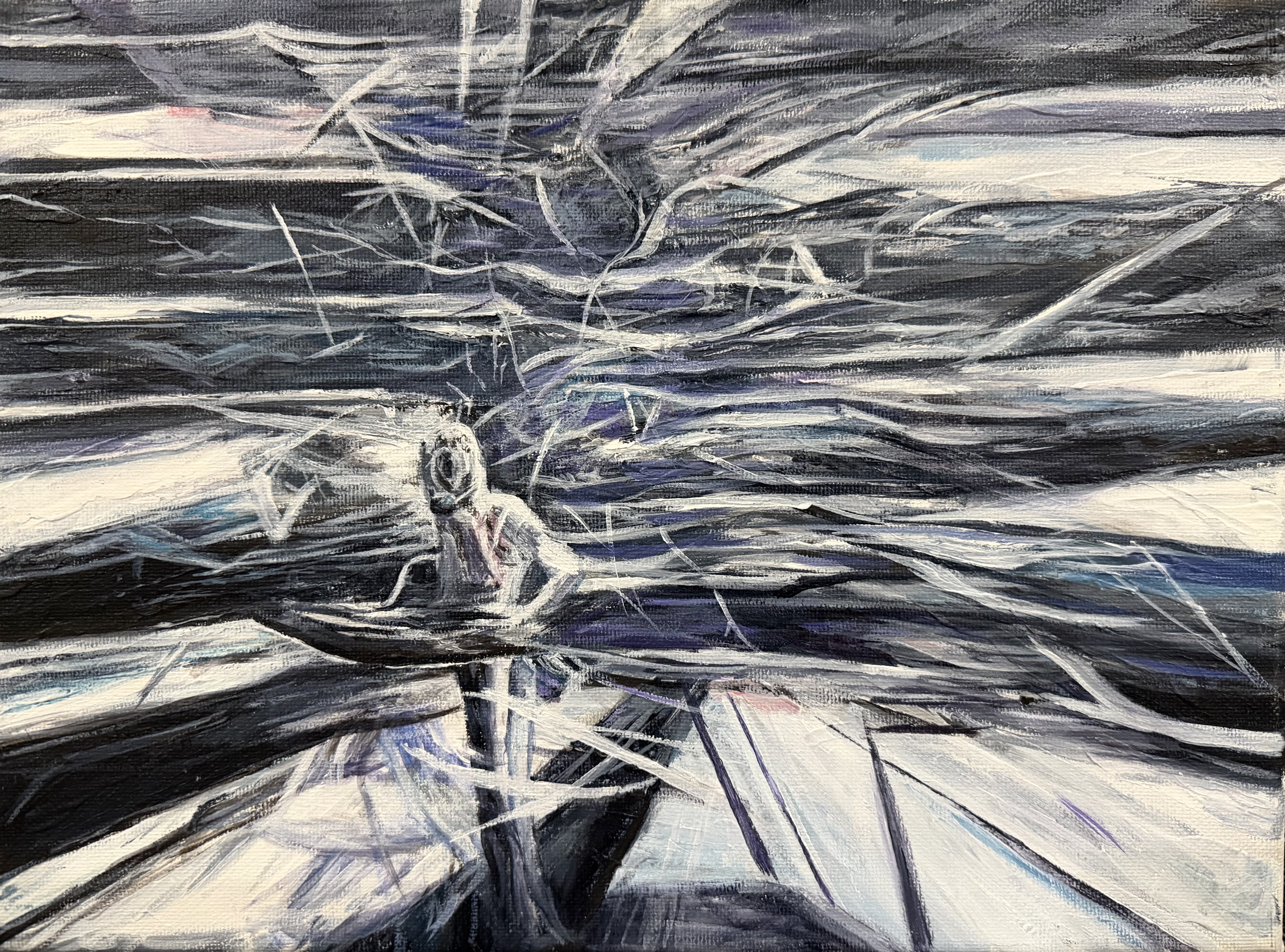 Acrylic · 12 × 9 in