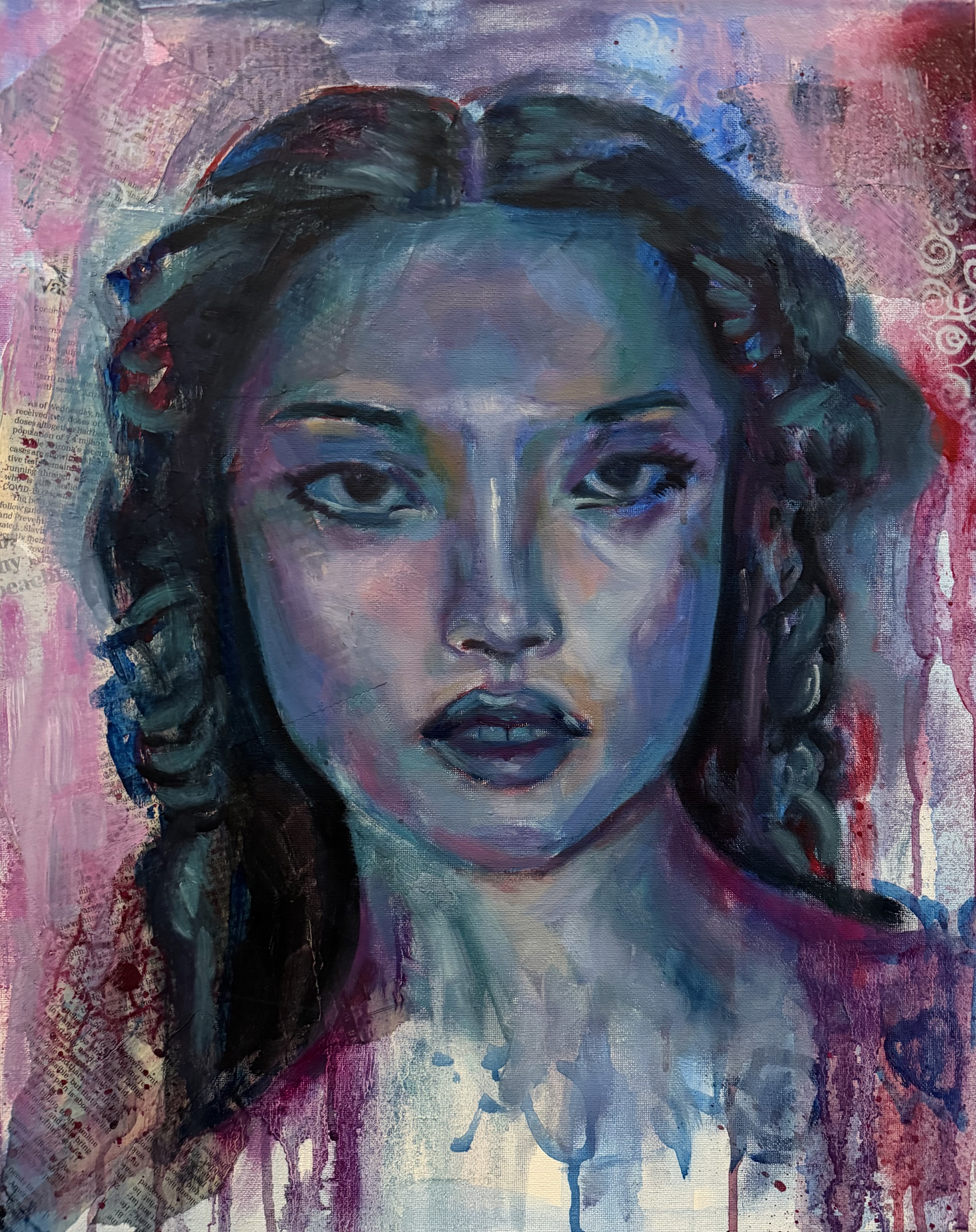 Mixed media · 16 × 20 in