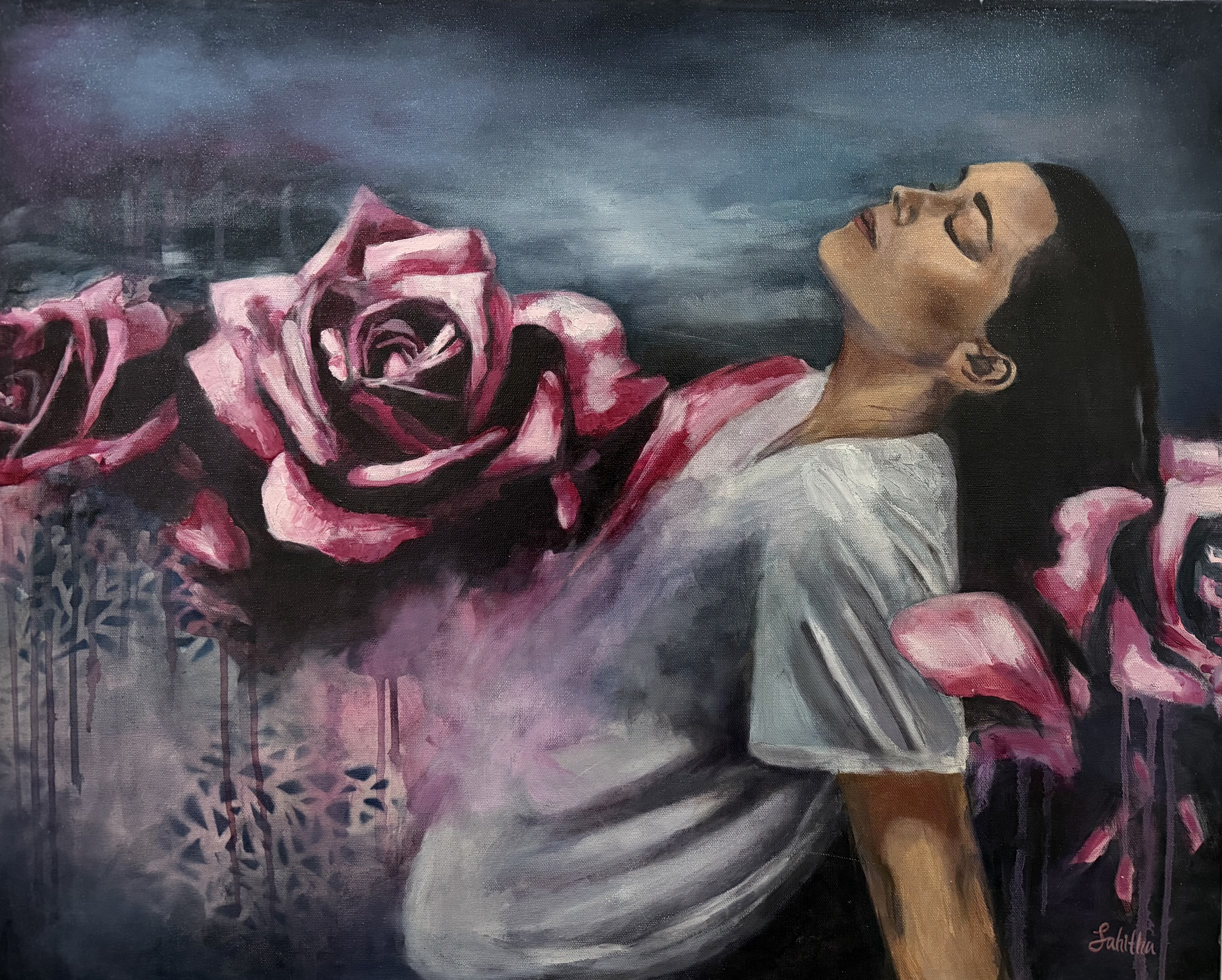Mixed media · 30 × 24 in