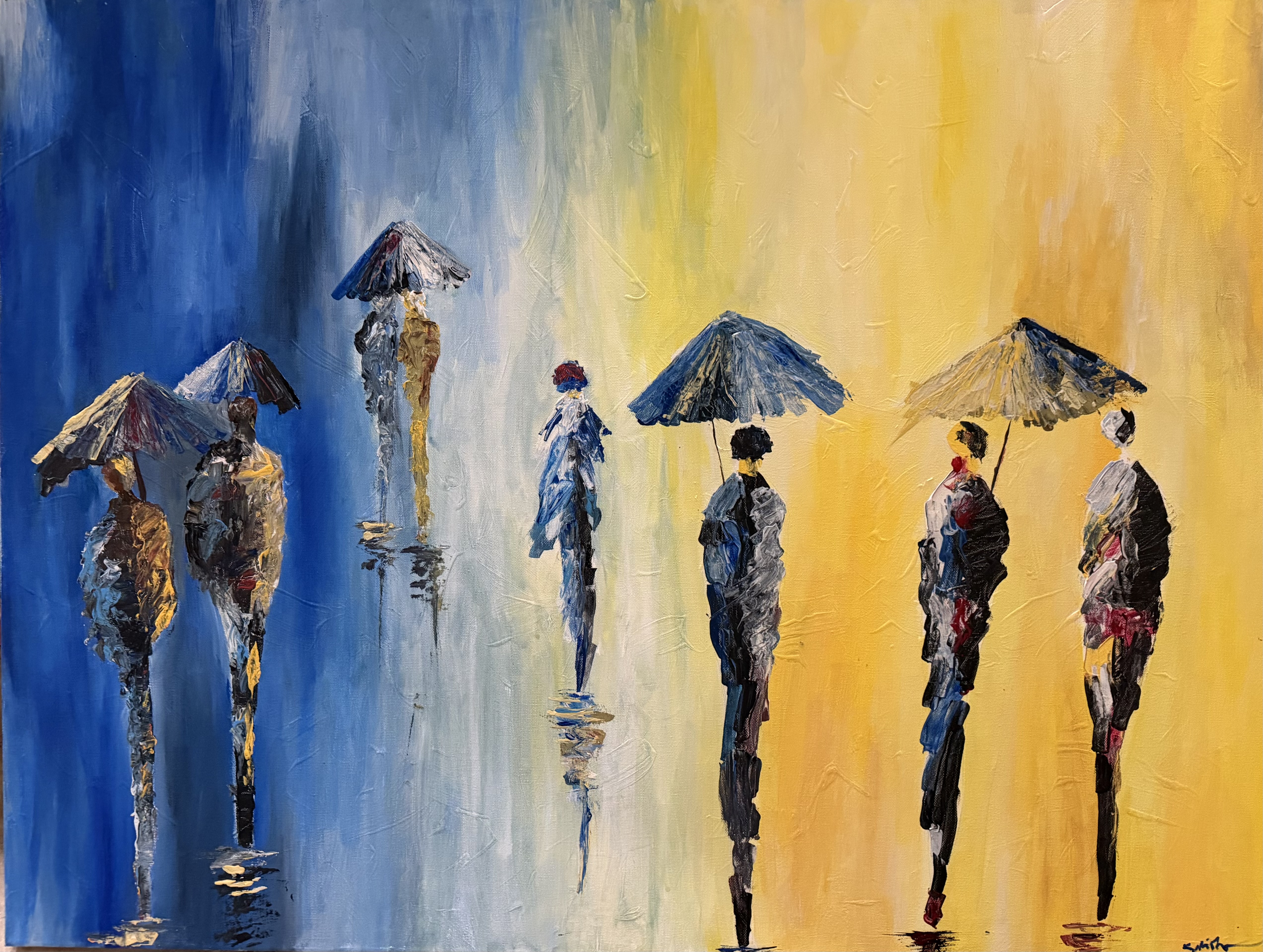 Acrylic · 40 × 30 in